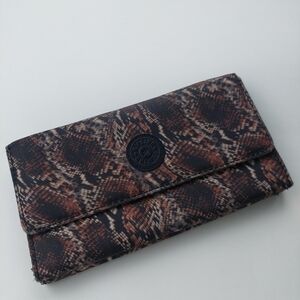 Kipling Long Wallet Animal Print Checkbook holder (Bag C)